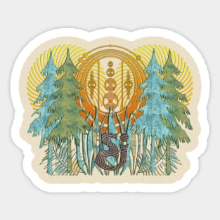 Mysterious Forest SCI String Cheese Incident Adventure Fun Festival Concert Trees Sticker